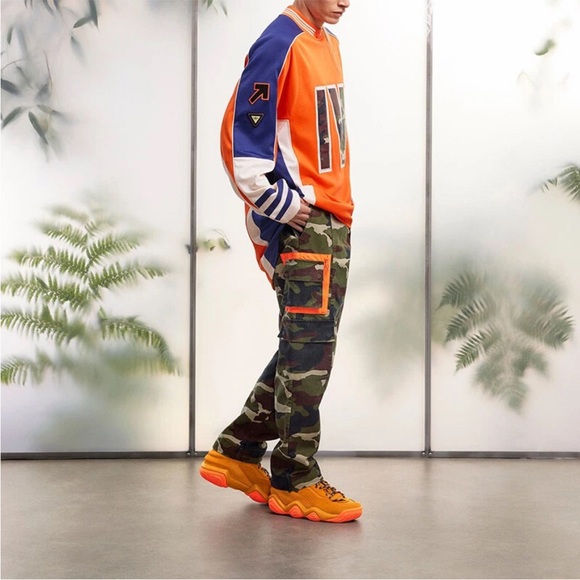 Ivy Park adidas Green Camouflage Cargo Pants